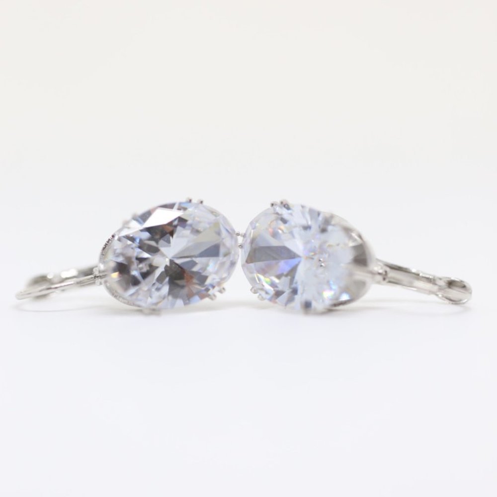 18k Gold Dipped White, Champagne or Blue Topaz - Picture 8 of 15